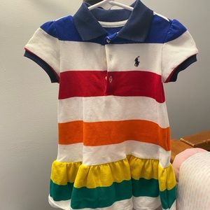 Polo Ralph Lauren
Baby Girls Striped Polo Dress